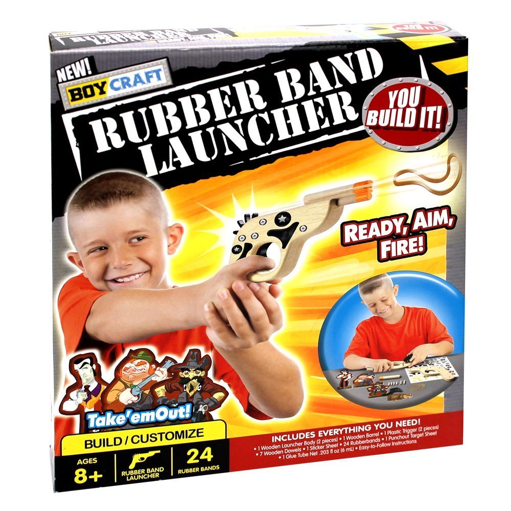 Boy Craft Rubber Band Launcher Keywest Internationale Sales Corp.
