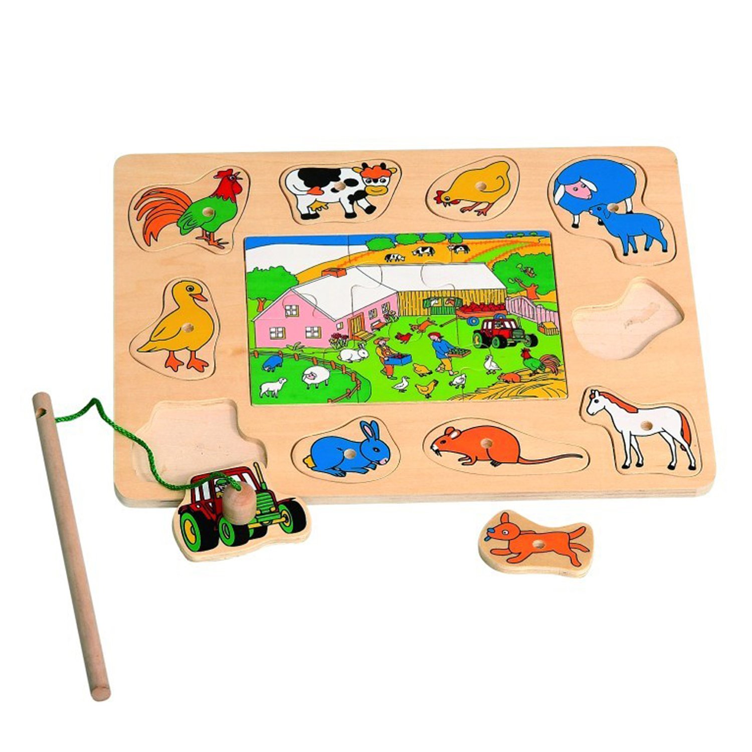 magnetic animal puzzle