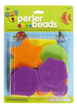 Perler Large Basic Shapes Pegboard Assortment Square/Circle/Hexagon