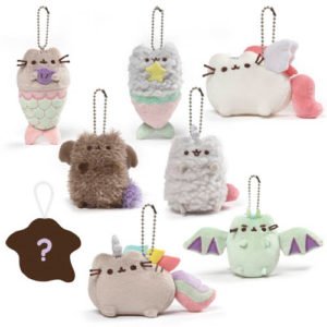 pusheen eating noodles plush