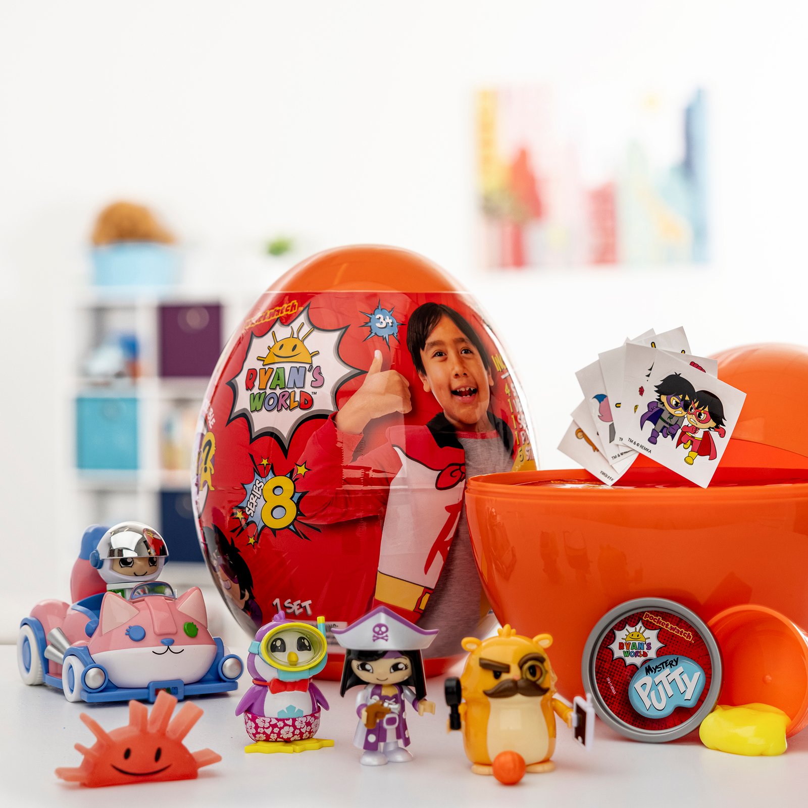 Ryan's world giant mystery egg red deals