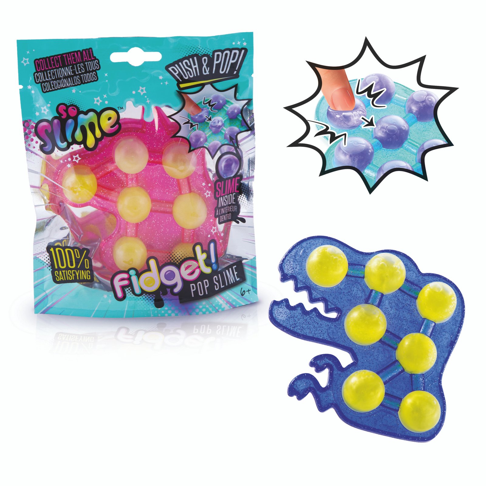 Canal Toys So Slime DIY - Fidget Pop Slime (2-Pack)