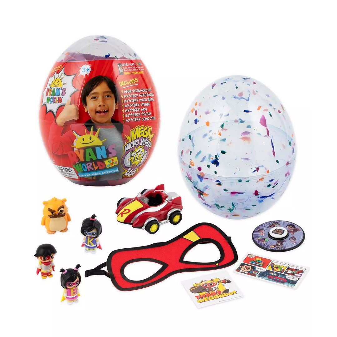 Ryan s World The Movie Mega Micro Egg Keywest Internationale Sales Corp