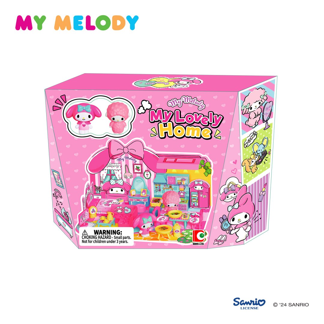 Sanrio Original My Melody Lovely Home Keywest Internationale Sales 