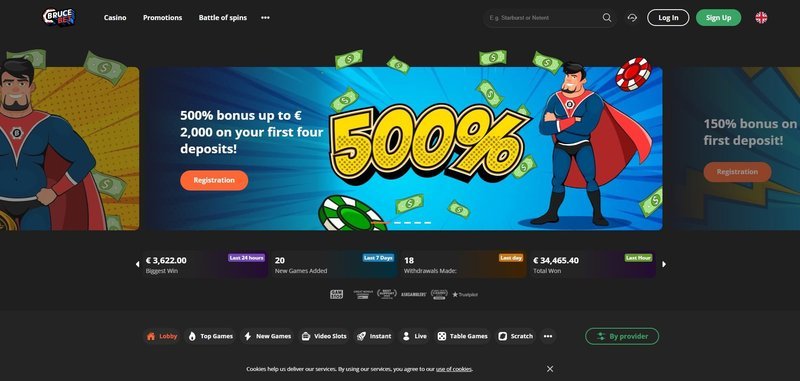 Entdecken Sie die Vorteile von Bruce Bet Casino in Deutschland ohne Einzahlung
